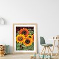 thumbnail image 4 of Cuadros Decorativos 5D DIY Diamante Pintura Girasol Taladro Completo Rhinestone Mosaico Arte Imagen Kit Likrtyny embutido en tela, 4 of 9