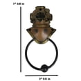thumbnail image 3 of Nautical Marine Steampunk Submarine Diving Helmet Decorative Door Knocker, 3 of 9