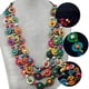 thumbnail image 3 of Collar de cuentas de madera en capas coloridas Coconas de concha de cáscara de estilo bohemio para mujeres, 3 of 4