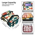 thumbnail image 3 of Bowling Double Layered Insulated Refrigerated Lunch Bag with Two Compartments, Large Capacity, and Hand Carry - 7.1x11.4x16.1 inches, 3 of 6