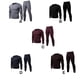 thumbnail image 3 of Minnieouse Calzoncillos largos térmicos para hombre Ropa interior Vino rojo Minnieouse AP013787-03, 3 of 6