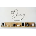 thumbnail image 1 of Custom Wall Decal Vinyl Sticker : Ducky Picture Art Peel & Stick Mural 16x16 Inches, 1 of 1