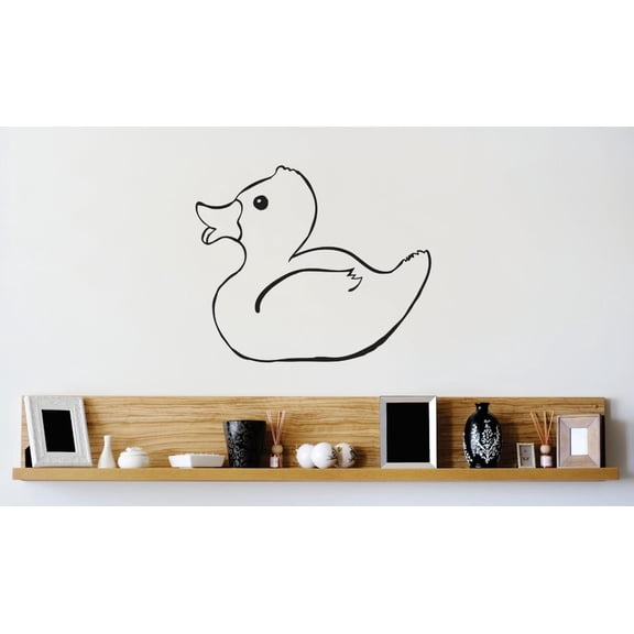 Custom Wall Decal Vinyl Sticker : Ducky Mural 20x20"