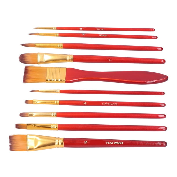 Acrylic Paint Brushes, Strong Water Absorption Safe Healthy Oil Paint Brushes Seamless Interface