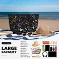 thumbnail image 5 of Xecao I love you Mom for versatile beach bag for women includes zipper pockets and waterproof material, ideal for vacations and adventures., 5 of 7