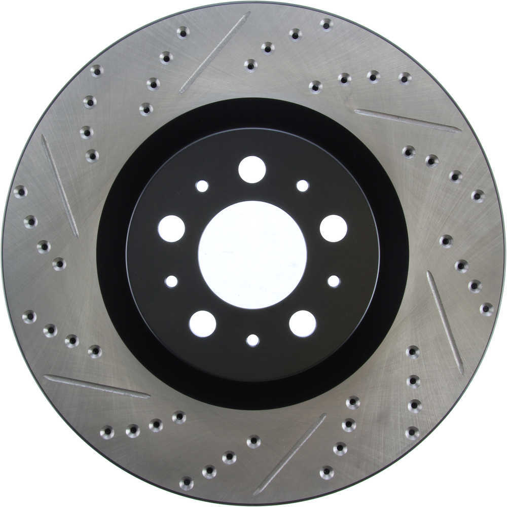 StopTech Slotted & Drilled Sport Brake Rotor Fits select: 2004-2007 VOLVO V70, 2004-2007 VOLVO S60 R