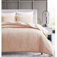 thumbnail image 2 of Studio 16, Toronto - Caspian Woven Jacquard 3-Piece Duvet Cover Set (Full/Queen) - Soft & Lightweight, Modern Leaf Pattern, Available in Three Colorway - Spanish Villa, 2 of 8