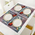 Among Us Linen Placemat, Tabletop Decor Reusable Washable Party