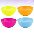 thumbnail image 2 of 4pcs Colorful Plastic Children Dinner Bowl Food Bowl  Shape Design Rice Soup Bowl for Kids (Mixed Color), 2 of 6