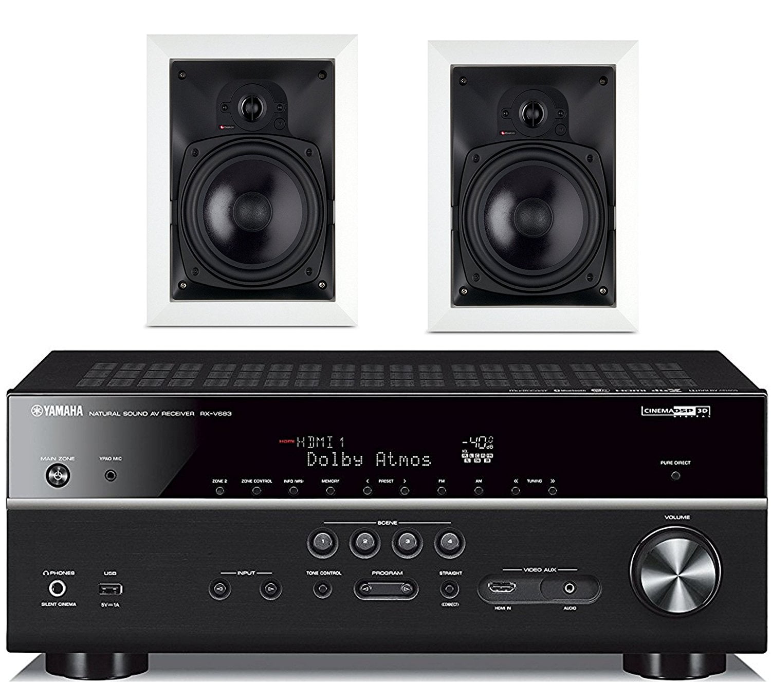 yamaha wireless rear speaker kit