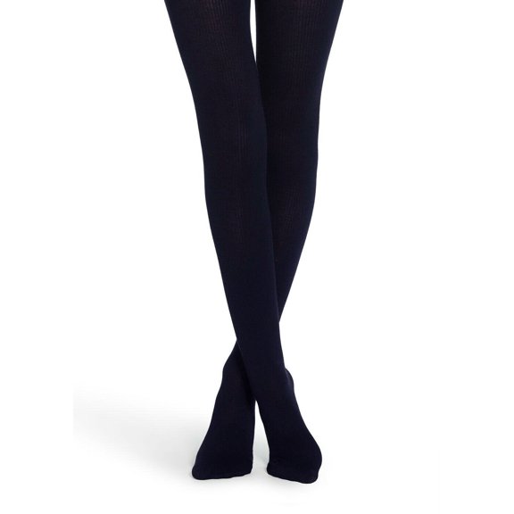 Jefferies Womens Tights, Rib Nylon Opaque Stockings, 1 Pack