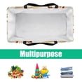 thumbnail image 5 of Toucan Large Capacity Oxford Cloth Picnic Basket Reusable Laundry Bag Easter Basket Foldable Box, 5 of 7