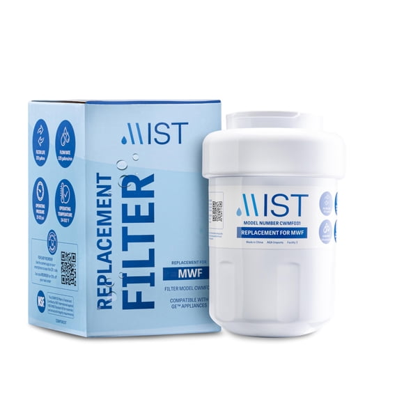 Repuesto de Filtro de Agua Mist MWF para Refrigerador GE, 6 Meses