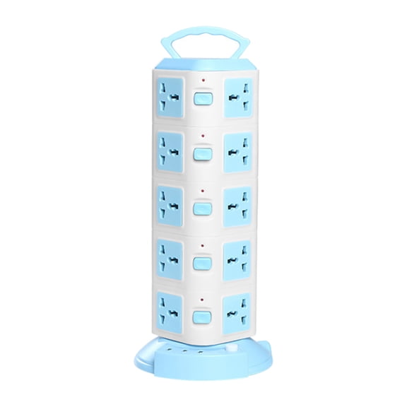 Bdday Power Strip Tower with 20 Outlets and 3 Usb Ports Surge Protector with 6.6ft Extention Cord, Multi Outlet Tower for Home Office Desk, Dorm Room Essentials