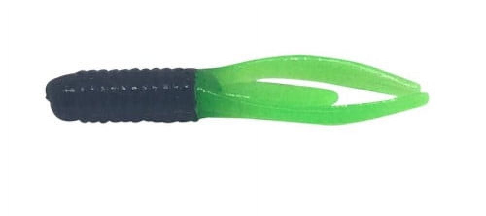 (3 pack) Bonehead Tackle Stump Bug Soft Plastic Crappie Bait - Confetti