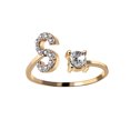 thumbnail image 1 of Exquisita moda 26 alfabeto inglés estilo anillo carta moda anillo de cobre Wmkox8yii fajkfhkj1313, 1 of 3
