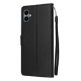 thumbnail image 4 of Étui de Protection à Rabat pour Samsung Galaxy A06 avec Fentes pour Cartes, Support et Dragonne Noir, 4 of 5