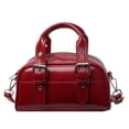thumbnail image 3 of Bolso Mano Retro Hobo para Mujer Cruzado Cuero PU Diario (), 3 of 8