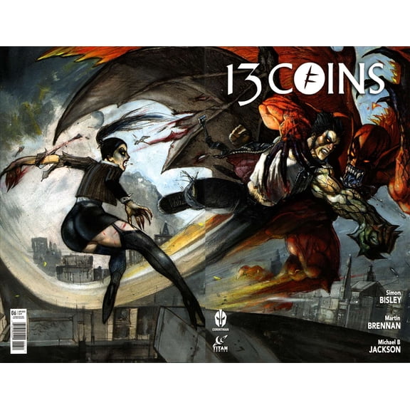 13 Coins #6A VF ; Titan Comic Book