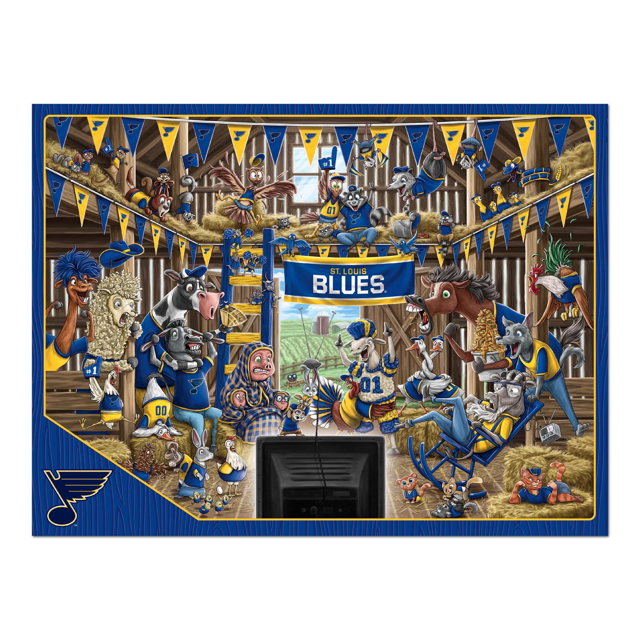 YouTheFan NHL St. Louis Blues Barnyard Fans Puzzle - 500 Piece