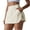 Beige, variant on Yuzhih Cozy Yoga A Line Golf Skirts for Women High Waisted Split Hem Tennis Casual Skirt Shorts with Pockets
