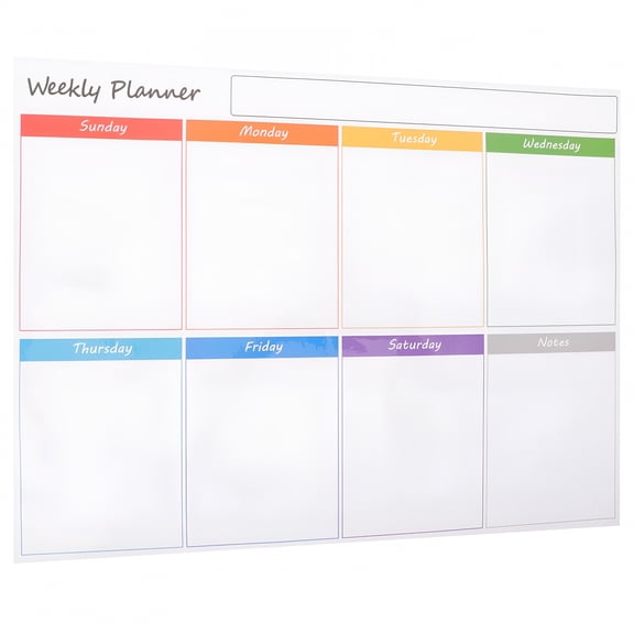 HBMYN 2026 New Magnetic Fridge Whiteboard Dry Erase Planner Calendar Weekly Planning Calendar for Home,Office,Kitchen,School