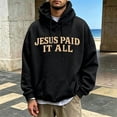 thumbnail image 4 of FASHOFT Christian Hoodies for Men God Loves You Inspirational God Sweatshirt Faith Jesus Hoodie Vintage Bible Verse Graphic Pullover Tops Black S, 4 of 5