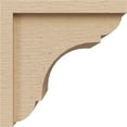 thumbnail image 3 of 10"W x 10"D x 10"H Wide Bryant Rough Cedar Woodgrain TimberThane Corbel, Primed Tan, 3 of 6