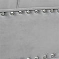 thumbnail image 6 of Maklaine Contemporary 84" Tufted Hardwood Sofa in Opal Grey, 6 of 14