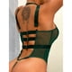 thumbnail image 1 of Lencería de una Pieza con Correa Ajustable para el Hombro y Cuello Halter para Mujer Lencería de Malla de Color Puro de Cintura Alta ANGGREK  Otros, 1 of 8