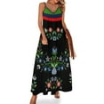 thumbnail image 1 of New Folk - Kashubian Folk - Robe Sans Manches Noire BG pour Femmes Robe d'Anniversaire d'Été pour Femmes Luxe 2024, 1 of 4