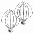 thumbnail image 4 of 2 Pack Stainless Steel Wire Whip Mixer Attachment for K45WW Flour Cake Balloon Whisk Egg Cream Stirrer, 4 of 6