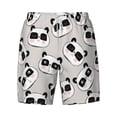 thumbnail image 4 of Lsque Mens Swim Trunks Cute Panda Pattern - Bathing Suit Compression Liner - Beach Swim Shorts Swimwear - (S-3XL) - Stretch Quick Dry -Large, 4 of 9