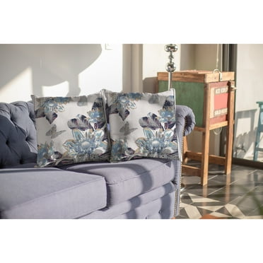 Amrita Sen Designs Amrita Sen Honey Butterfly Indoor Outdoor Pillow Zip 18" x 18"