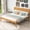 Queen Oak, variant on Jopath Twin Platform Bed Frame with Headboard, Wood Bed Frame with Wood Slat Support for Teen and Adult White