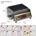 thumbnail image 3 of Máquina para hacer hot dogs de 220 V para obtener salchichas crujientes y jugosas, perfecta para vendedores ambulantes, 3 of 5