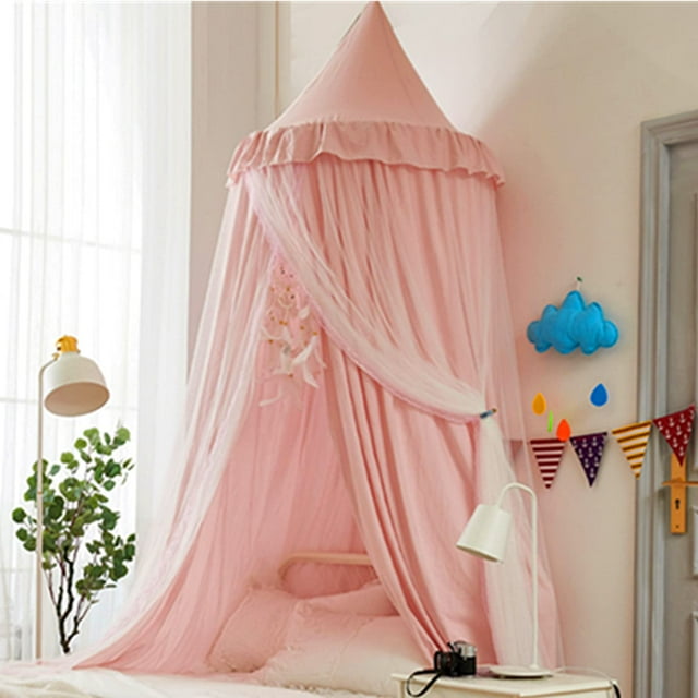 Dosel para Cama VETHIN con Luces, Red Redonda de Mosquito estilo Princesa