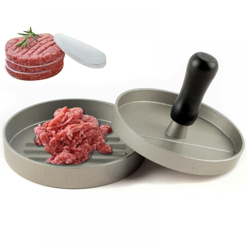 Burger Press Non-Stick Hamburger Press Patty Maker Mold Sheets Meat Beef Pork Lamb Cheese Halal Nut Vegan Veggie Burger Maker for BBQ Barbecue Grill
