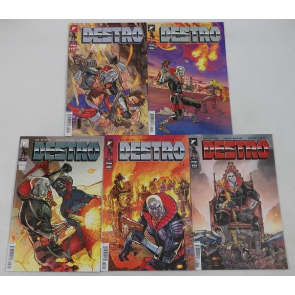 Destro #1-5 VF/NM complete series Cobra G.I. Joe Energon Universe ; Image