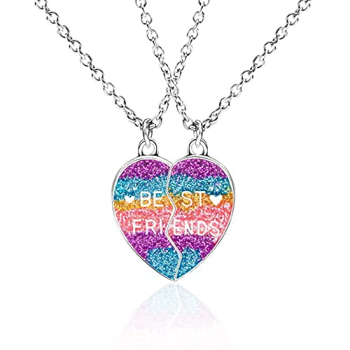 Mermaid best shop friend necklaces