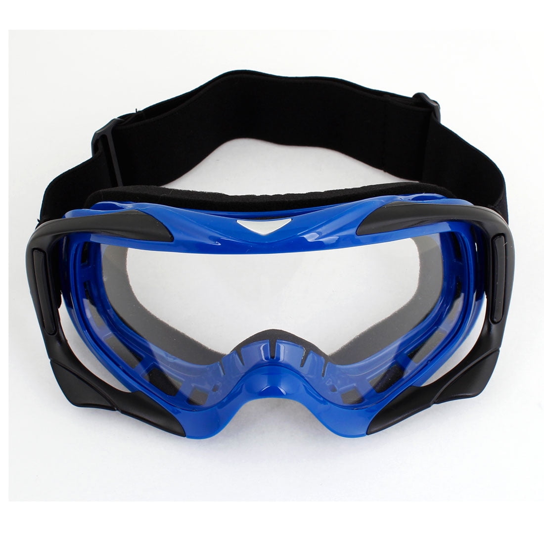 Unisex Black Elastic Band Wide Angle Ski Snowboard Sports Cycle Goggles by