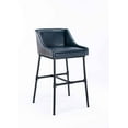 thumbnail image 5 of Boraam Parlor Faux Leather Adjustable Bar Stool - Midnight Blue, 5 of 8