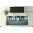 thumbnail image 2 of Landscape Computer Mouse Pad, Water Scene out in the Wild Forest Environment Mother Nature Items Trees, Rectangle Non-Slip Rubber Mousepad X-Large, 35" x 15" Gaming Size, Multicolor, by Ambesonne, 2 of 2