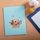 thumbnail image 4 of pstuiky Tarjeta de felicitación tridimensional creativa 3D para el Día de la Madre, cesta de flores de girasol, tarjeta de bendición tallada en papel, 4 of 6