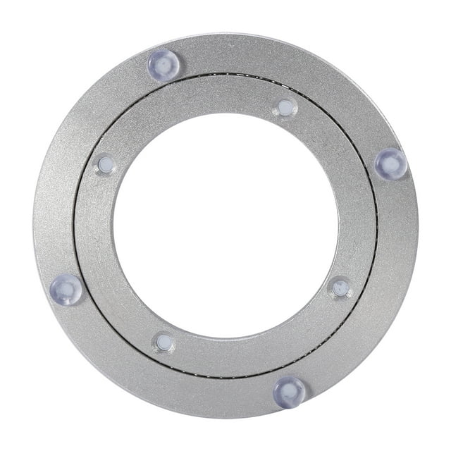 Aigend Plaque - Plaque Lisse Ronde de Table à Manger Ronde de Plateau tournant en Alliage d'aluminium résistant(4?*H8.5MM)