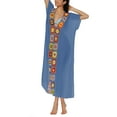 thumbnail image 3 of Bsubseach Women Crochet Caftan Dress Swimsuit Cover up Summer Short Sleeve Bikini Coverup, 3 of 5