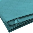 thumbnail image 5 of Foldable Storage Bag Organizers, Large Clear Window & Carry Handles, Great for Clothes, Blankets, Closets, Bedrooms, and more (3-Pack, Aqua), 5 of 7