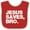 Red and White, variant on Inktastic Jesus Saves Bro Christian Boys or Girls Baby Bib