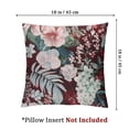 thumbnail image 4 of BANET Pillow Cases Set of 2 Twin Red Bedding Shabby Pink Rose Elegant Peony Bedding 2Pcs 24x24in, 4 of 7