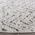 thumbnail image 4 of SAFAVIEH Adirondack Altan Striped Area Rug, Ivory/Charcoal, 6' x 6' Round, 4 of 4